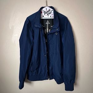 Scotch and Soda Men’s XL blue bomber sports jacket Zip Up Mens XL